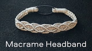 Easy DIY Macrame Headband