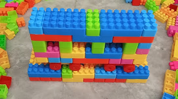 Satisfying DIY Bus ASMR/ Building Blocks/block game /Lego block#lego #asmr#asmrsounds#buildingblocks