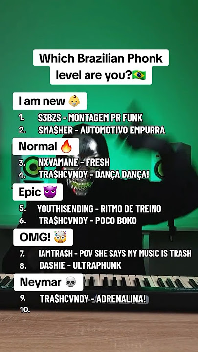 Which Brazilian Phonk Level Are You? 🇧🇷