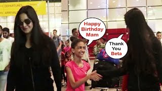Katrina Kaif's Sweet Gesture Towards A Little Fan At Mumbai Airport
