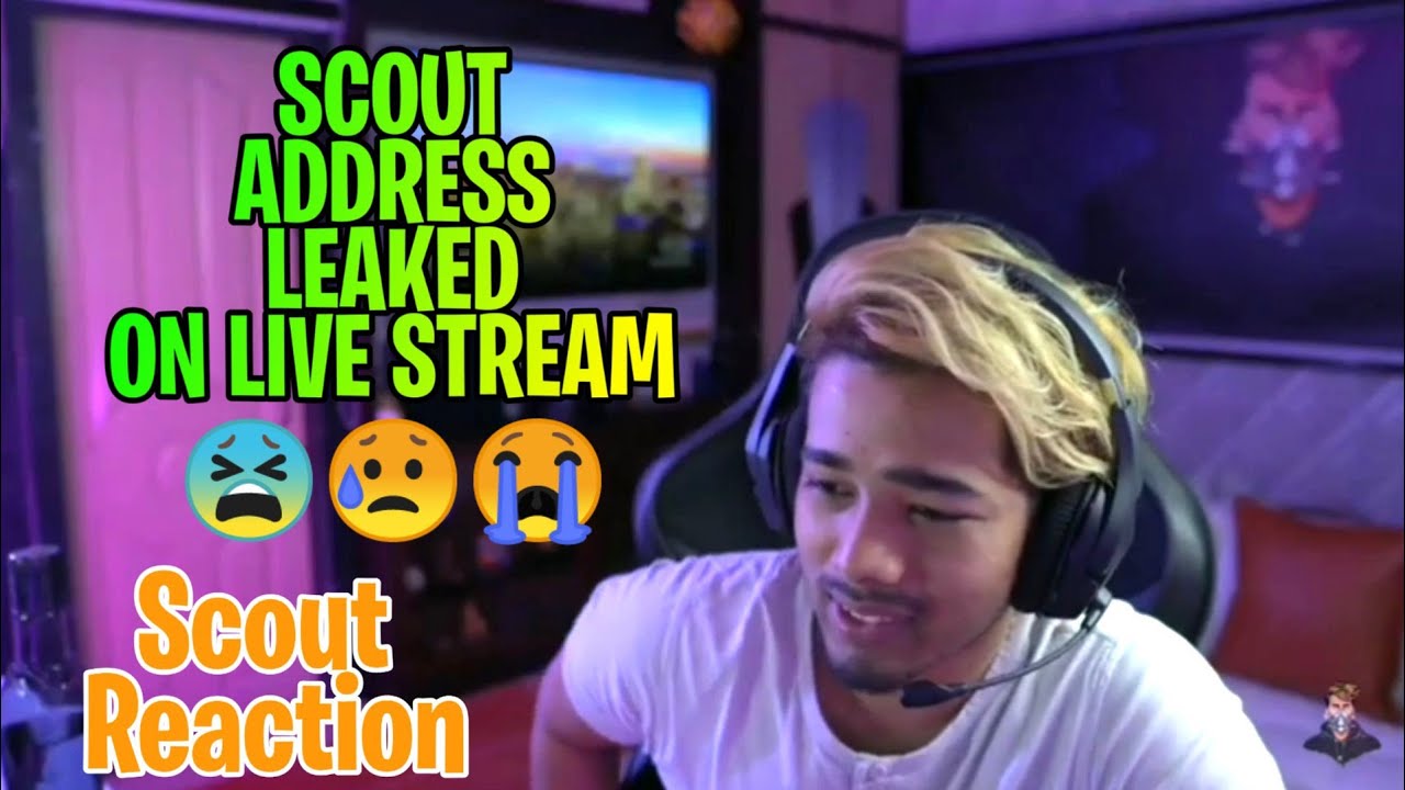 SCOUT ADDRESS LEAKED ON LIVE STREAM | SCOUT ADDRESS LEAKED | SCOUT ACCIDENTALLY LEAKED HIS ADDRESS