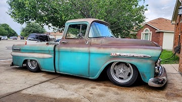 Bagged & LS Swapped 1959 Apache gets some love!