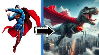 AVENGERS but TREX VENGERS💥 All Characters(Marvel & DC) 💥SUPER HERO 2024