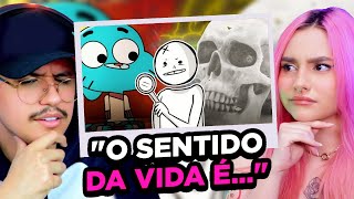 Reagimos a PROCURANDO O SENTIDO DA VIDA COM GUMBALL (O Incrível Mundo de Gumball) | Hamlet ARL