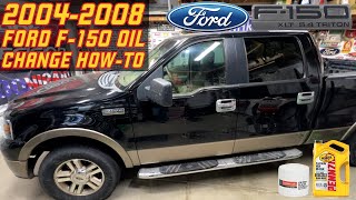 2004-2008 Ford F-150 Oil Change How-To