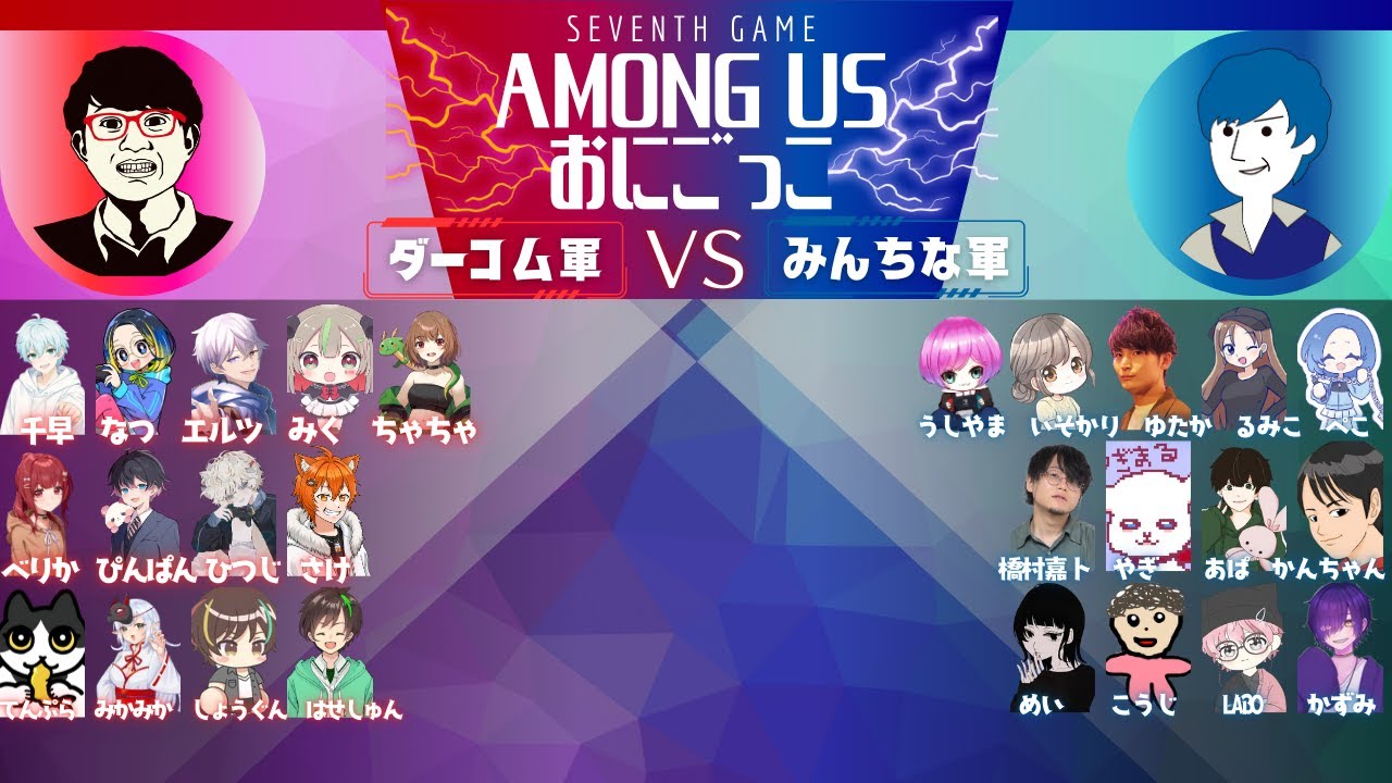 【#ちなコム杯】Amoung Us おにごっこ (橋村嘉卜視点)