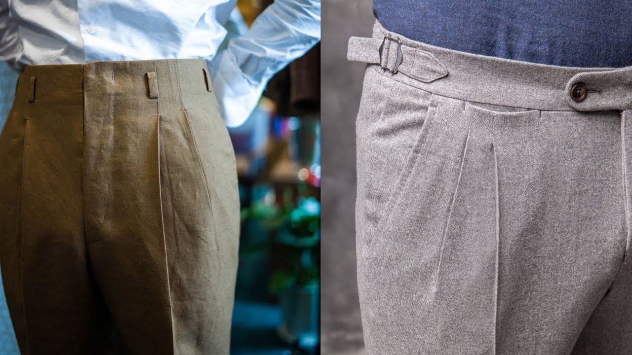 Fntshop-official father's day gifts British Style Men Business Casual Dress  Pants Men Belt Design S… | Casual dress pants men, British style men,  Casual dress pants