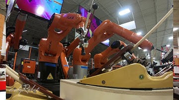 andyRobot Robo band with RoboScreens for Kuka at Automate2019