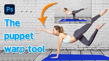 How to use puppet warp tool in photoshop easy ( short tutorial )