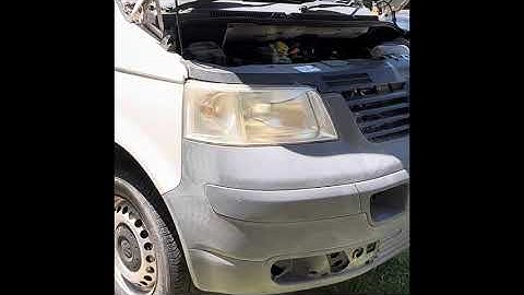 VW Transporter T5 DPF Cleaning, Oxygen Sensor Removal, 2.0TDI 75KW