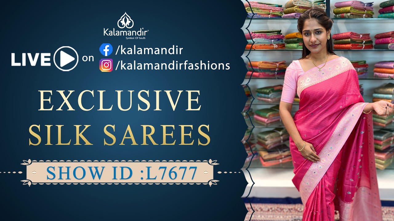 Exclusive Silk Sarees - Special price | WhatsApp Number 9852 9852 99 | Kalamandir Sarees LIVE