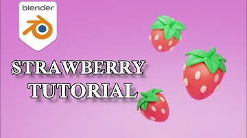 3D Strawberry in Blender _ Blender 3D Beginner Tutorial Create a Strawberry