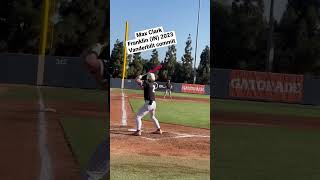 Max Clark absolutely smokes a triple through the shortstop at Area Code Games. #baseball #shorts