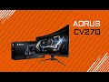 Распаковка монитора AORUS CV27Q