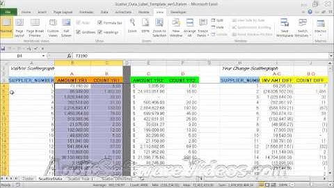Adding Data Labels to a Scatter Graph - Made Easy