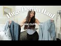 HUGE GARAGE CLOTHING HAUL 2023 - Try On &amp; Review, Denim, Shorts, 90s Jeans, Vintage