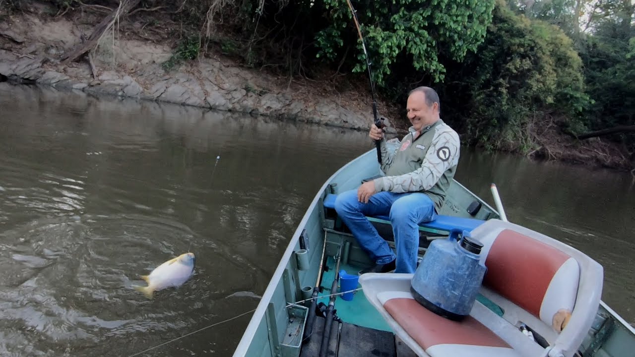 O PESCADOR DE PACU VOLTOU, MEU AMIGO TCHÊ #pesca  #riomiranda