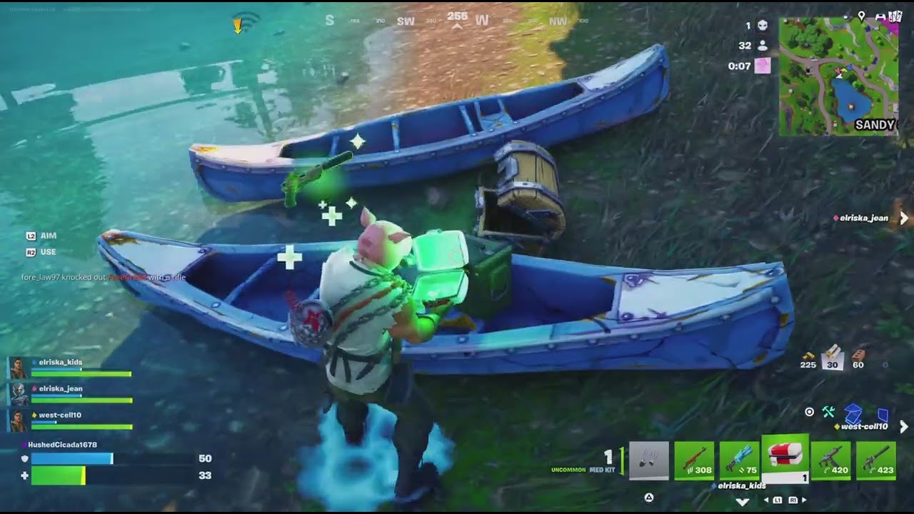 Playing Fortnite Reload but in squad