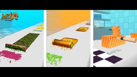 Sushi Roll 3D - Best Food Game - Gameplay IOS & Android