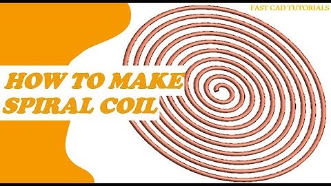 how to make SPIRAL SPRING/COIL solidworks CAD tutorial for beginners