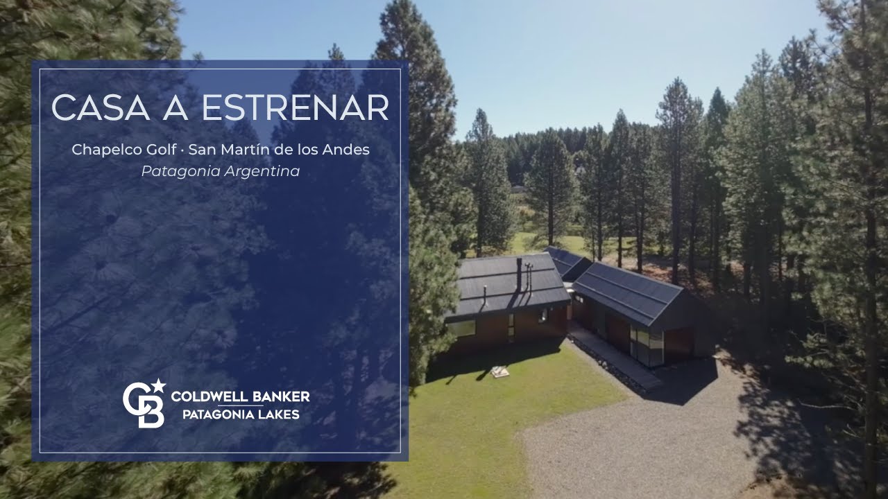 🏡 VENTA CASA A ESTRENAR en CHAPELCO GOLF – 3 Dormitorios en Suite | 185m² Cubiertos | Lote 1672m² ⛳