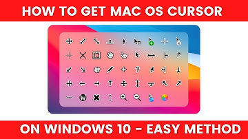 How To Install Mac Os Cursor on Windows 10 - Updated ( 2022 )