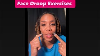 How to fix face droop post stroke 