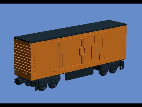 How To Build A Lego Team Fortress 2 Orange Boxcar🇺🇸 - YouTube