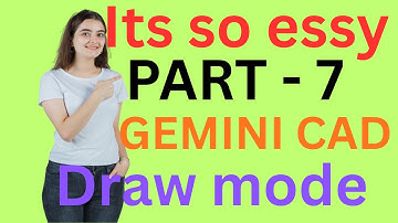 Gemini CAD Tutorial – Part 7 | Complete Guide to Draw Mode Tools for Accurate Pattern Design