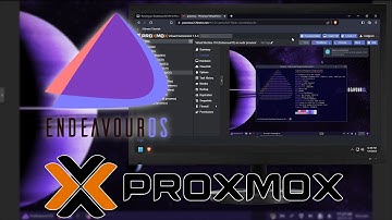Running an EndeavourOS VM in Proxmox VE