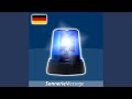 Sirne police allemande  gyrophare police flics ambulance corps de pompiers sonnerie allemagne