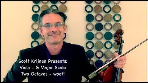 How to play Two-Octave G Major Scale on the Viola!! Woot!! You are the success!!