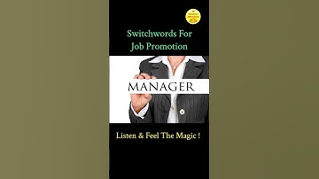 Job Promotion - Switchwords ! Magic Has No Logic ! #shorts  #shortvideo #viral #youtubeshorts