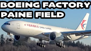 The BEST of Paine Field Plane Spotting  Home of Boeing's LARGEST Factory