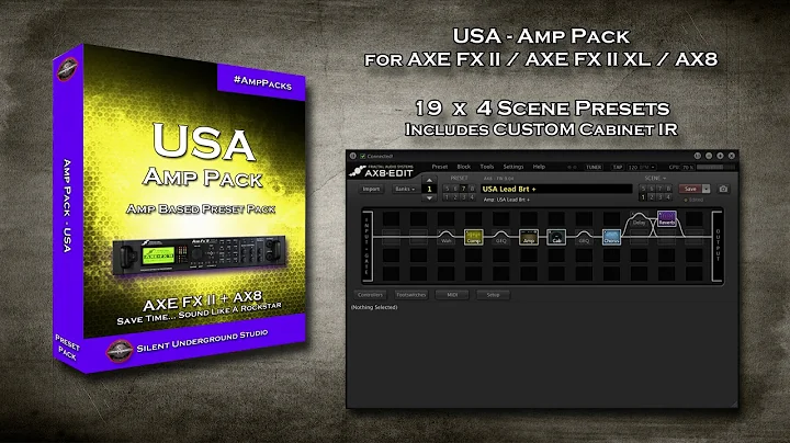 USA AMP PACK - USA Lead Brt + (AXE FX II / AX8 Presets)