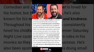 Adam Sandler’s Quiet Generosity #shorts #celebrity #celebritynews