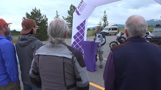 ‘No finish line when it comes to hope,’ Cancer survivor completes motorcycle tour in Anchorage
