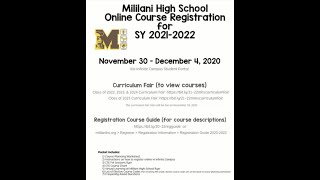 Celebrity Instructions for Online Course Registration via Infinite Campus Profile
