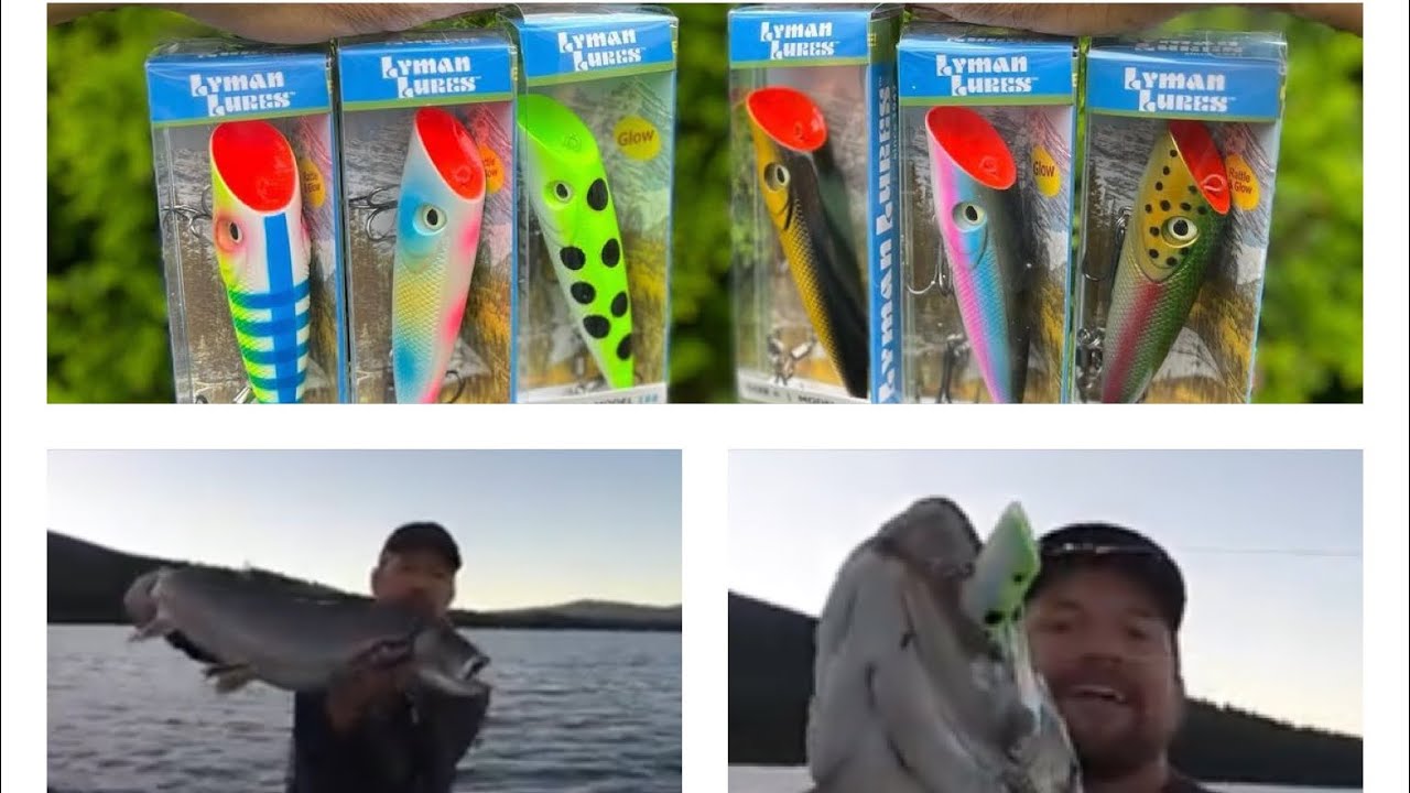 Trolling for Lake Trout with the New Lyman Lures 