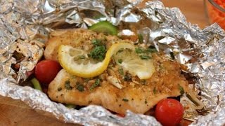 ЗАПЕЧЁНАЯ КРАСНАЯ РЫБА В ФОЛЬГЕ С КАРТОФЕЛЕМ. ЗАПЕЧЁНАЯ КРАСНАЯ РЫБА В ФОЛЬГЕ С КАРТОФЕЛЕМ.
