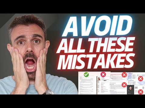 Top 15 Resume Mistakes To Avoid For A Standout Cv - Essential Job Tips | Seth Jared