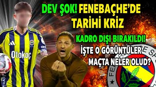 Fener Yikildi İlk O Kovuldu Hakem Penaltiyi Yedi̇, Tedesco Çildirdi