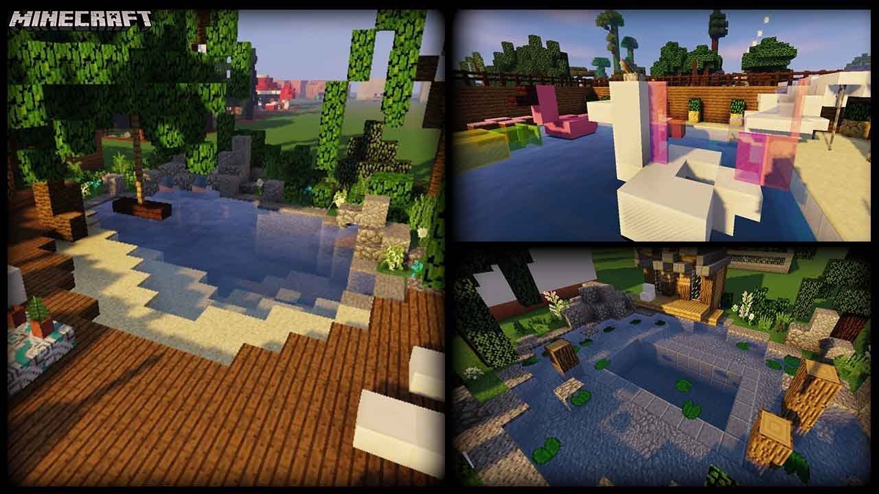 Minecraft Backyard Pool Ideas - Small Yard Ideas