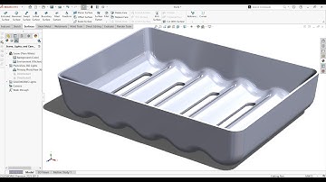 Soap Tray Design | Surface Solidworks