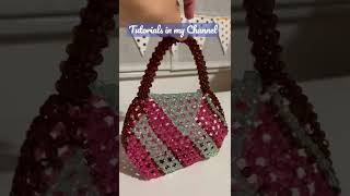 Beaded Bags & Purses Tutorials | Sheer Beaded Crafts #shorts
