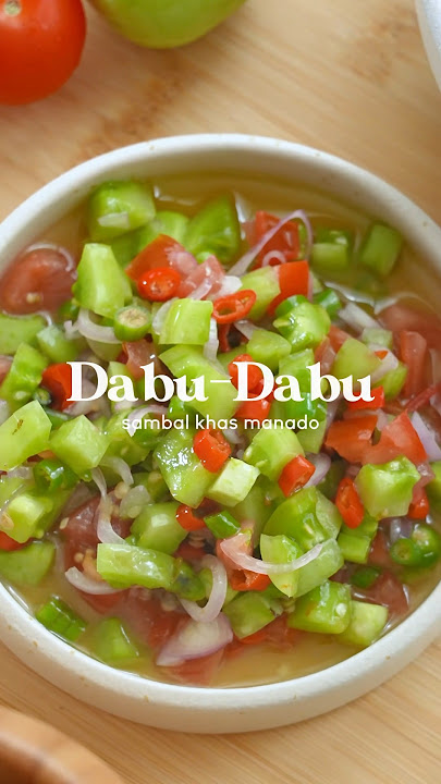 Dabu-Dabu Sambal Recipe from Manado, suitable for seafood, fish, tuna jaws #sambal #homecooking