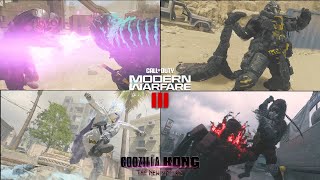 All Godzilla x Kong The New Empire Finishers - Call of Duty Modern Warfare 3 (4K 60FPS)