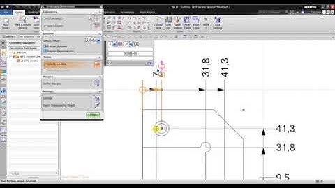 NX 2D Drafting - Create Ordinate Dimension automatically