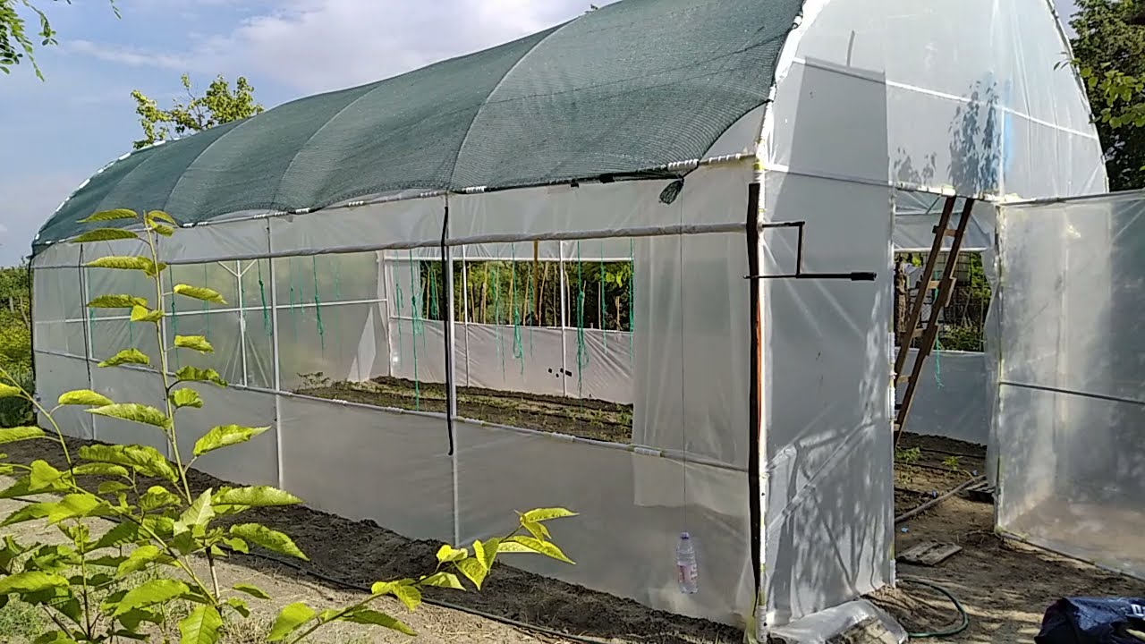 constructie solar legume 10m X 5 m partea 10 / solar construction vegetables 10m X 5 m part 10