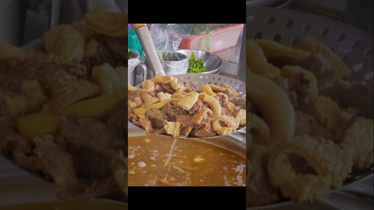 Popular！Chinese Herbal Beef Offal Soup/在地人都愛!中藥湯頭牛雜湯/洪記牛肉湯 #taiwanese_street_food #street_food 縮圖